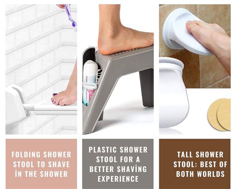 shower leg shaving stool|More.